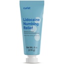 Curist 5% Lidocaină Cream Rezistenţă maximă Relief de durere topică - 6 oz (170 g) Tub XL - Numb Formulare rapid şi eficient Numbing - (1 ambalaj - 6 oz Tub)