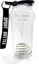 Blender Shaker Sticla, 500ml/16oz, Seif de spălat vase, Shatterproof, Portable Pre Workout Whey Proteine Drink Cup, Mixes Cocktail-uri Shakes, cadouri pentru barbati femei, cadouri elefant alb pentru adulti