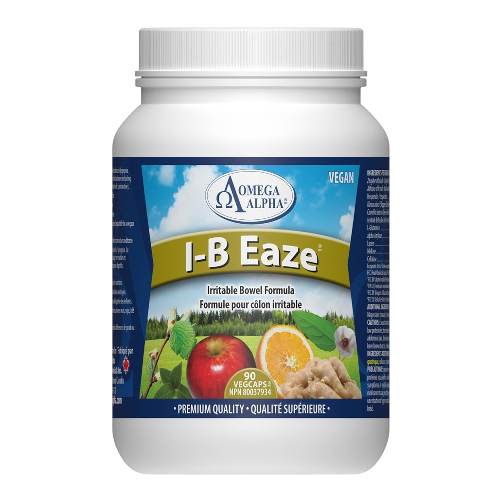 Omega Alpha I-B Eaze pentru Intestine şi Ulceruri de Stomac 90 Capsule