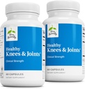 Terry natural sănătos genunchi și articulații - Supliment alimentar pentru a sprijini sănătatea osoasă și flexibilitatea articulară - sănătos Knee & Hip Aid cu calciu Fructoborat - 60 capsule, 2 ambalaj