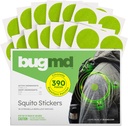 Autocolante BugMD Squito Mosquito Stickers replicant patch pentru adulți (390 patch-uri), Patch-uri sigure și eficiente pentru insectele repelente pentru copii mici, copii, camping, plajă și exterior esențiale