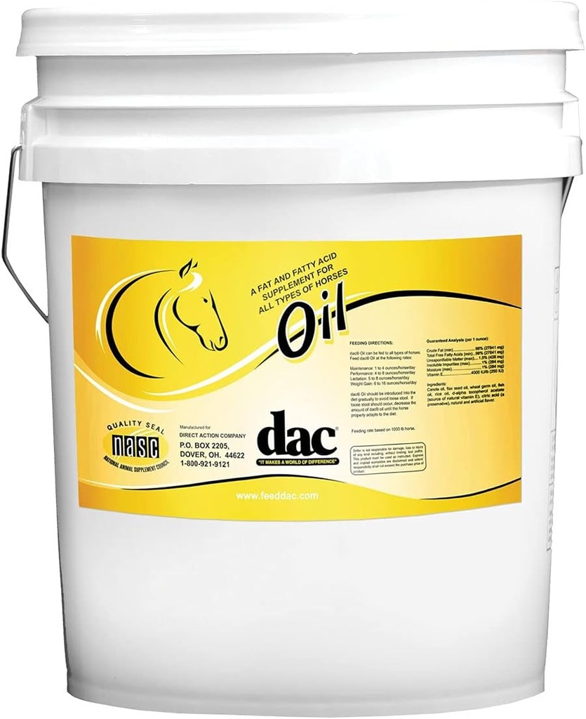 Suplimentul de ulei DAC pentru toți caii 5 Gallon