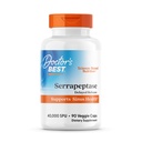 Cele mai bune Serapeptase, 40.000 SPU, Sinus Health, Non-GMO, Vegan 90 Veggie Caps
