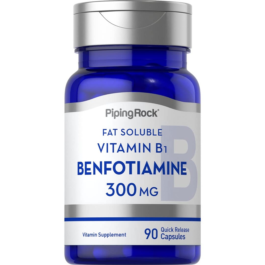 Piping Rock Benfotiamină 300 mg 