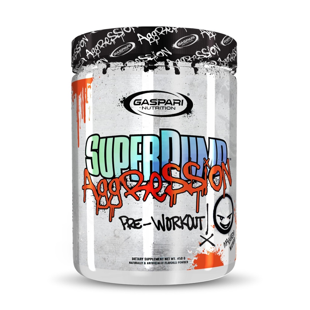Gazpari Nutrition SuperPump Aggression Pre-Workout: Energie, Focus, Endurance and Recovery, with Creatine and Cafeine (25 Servings, Mayhem Mango)