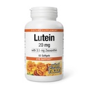 Factori naturali - Lutein 20mg, Antioxidant natural pentru a sprijini sănătatea ochilor, 60 Geluri moi