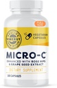 Vimergy Micro-C® Vitamin C Capsules – 500mg per Capsule, Supports Immune Health*, Promotes Collagen Production, Supports Healthy Bones*, Kosher, Vegan & Gluten-Free, Regular Size 180 Capsules