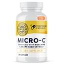 Vimergy Micro-C® Vitamina C Capsulele 500 mg pe capsulă, susţine sănătatea imună*, promovează producţia de colagen, susţine oase sănătoase*, Kosher, Vegan & Gluten-free, dimensiunea regulată 180 capsule