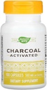 Naturas Way Charcoal Intestinal Cleanser Capsule activate, 260 mg - 100 per ambalaj - 3 ambalaje pe cutie.3