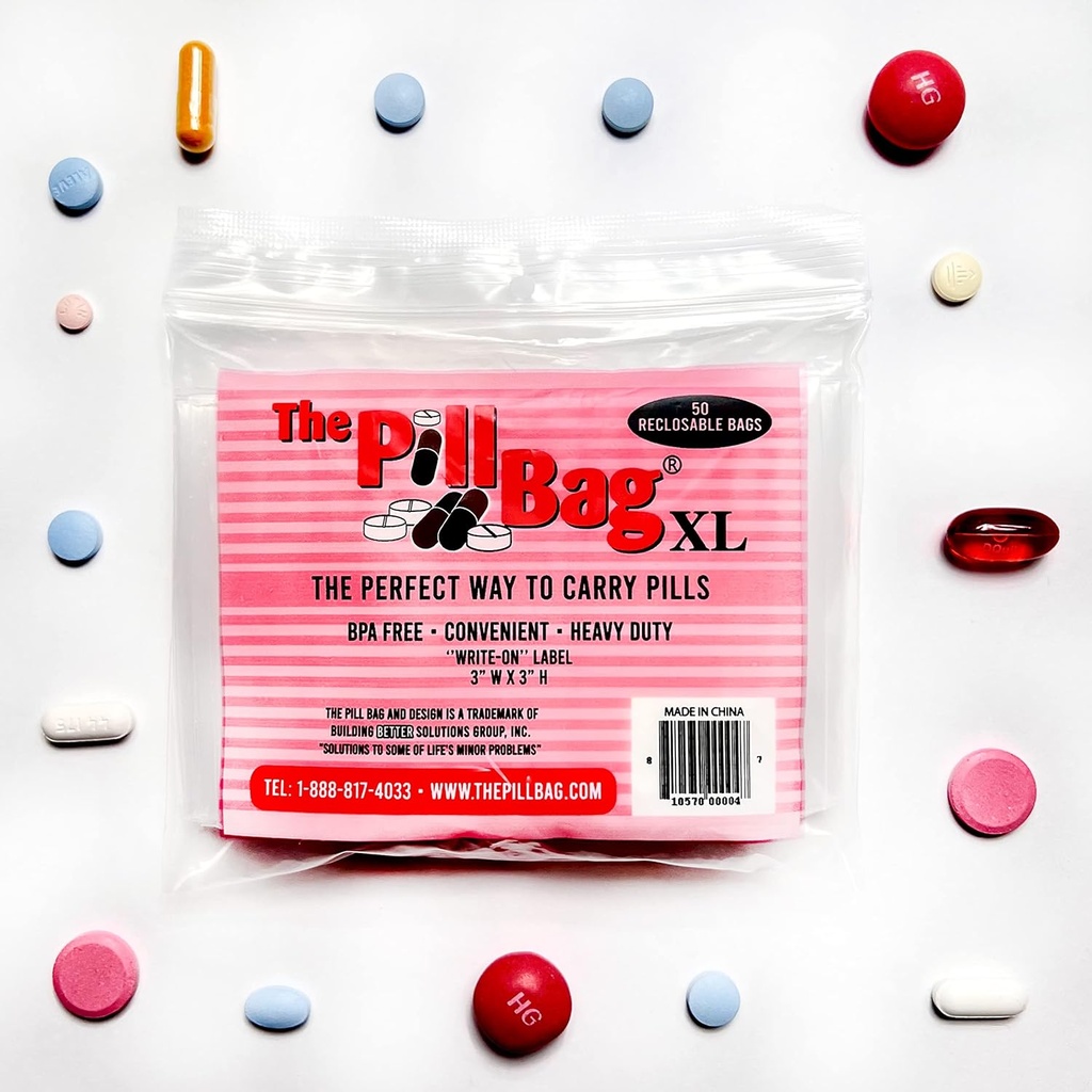 Medicina Pilula Organizator, Etichete pentru AM/PM, Resabil, Portabil, Pungi de unică folosință pentru Medicină, Vitamine, Gumies,Plastic Pill Bags pentru călătorie, Walks XL Dimensiune 