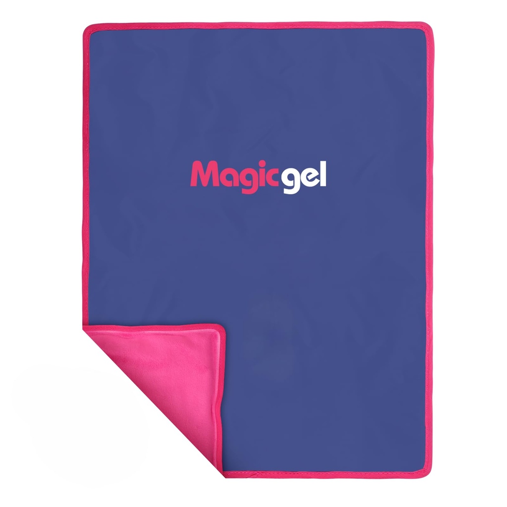 Magic Gel Ice Packs pentru leziuni Reutilizabile (15" x 11") - Pachet mare de gheață - Pachet flexibil de răcire la rece - Gel Pack pentru umăr, spate, Hip, genunchi, picior, spate jos