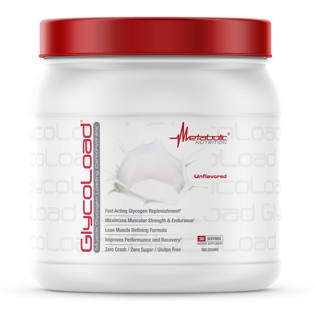 Nutritie metabolica, Glycoload, 100% Micronized Cyclic Cluster Dextrin Carbohidrat pulbere, Musculare Glycogen Încărcare Carbohidrat, Pre Intra Post Workout Supliment, Nearomat, 600 gm (30 ser)