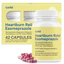 Curist Esomeprazole 20 mg Capsule cu eliberare întârziată - Acid Reflux Medicină pentru tratamentul arsurilor la stomac - 42 capsule cu număr de capsule - Reflux acid