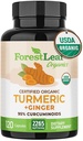 Supliment turmeric Supliment extra Putere 2265mg - Curcumina turmerica Supliment w/BioPerine Pepper negru - Suplimente Tumeric si Ginger, 95% Curcuminoide, Suporturi Imuna si sanatate comuna, 120 Capsuri