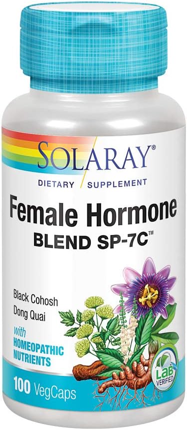 Solaray - Femeie Hormone Blend Sp-7c Black Cohosh, 100 capsule