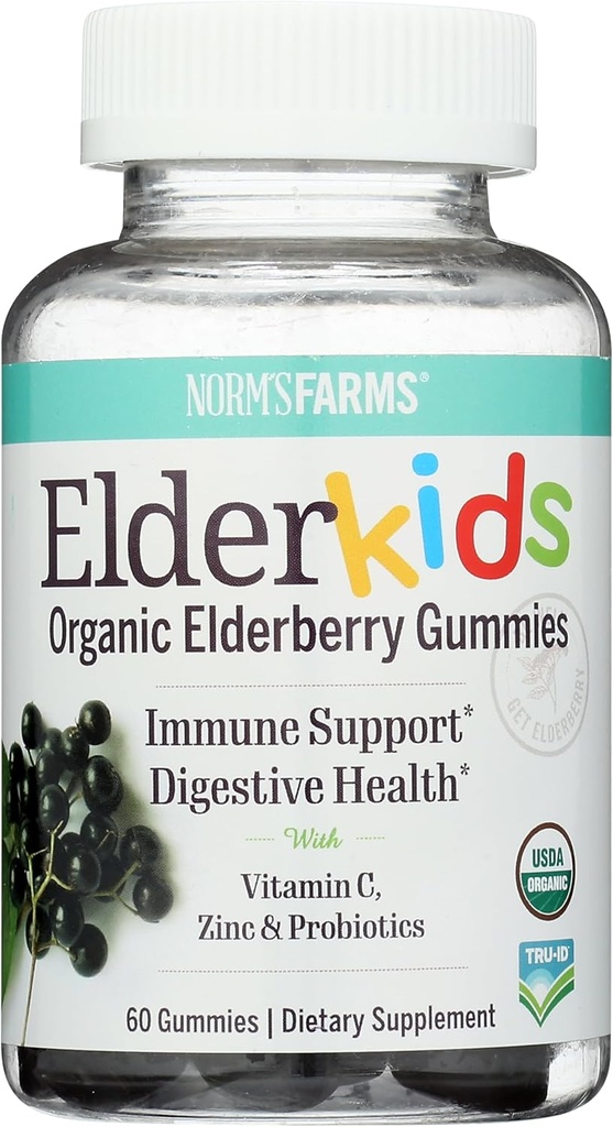 NORMS Ferme Elderkids Organic Immune Support, 60 CT