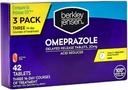 Berkley Jensen Omeprazole 20 mg comprimate cu eliberare întârziată - Pastile de Reducere a Acidului - Tratamentul arsurilor frecvente - 3 x 14 zile Cursuri, 42 Număr total (Pachet de 1)
