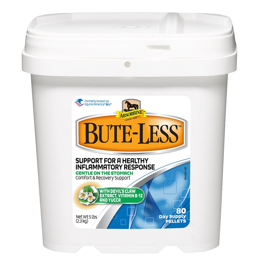 Absorbină Bute-Mai puțin comfort și supliment de recuperare Pelete, răspuns inflamator sănătos, 5 lb / 80 zi de aprovizionare