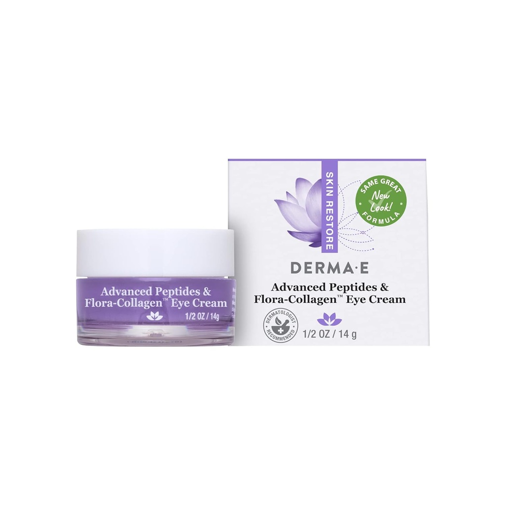 Derma E Advanced Peptides and Vegan Flora-Collagen Eye Cream 