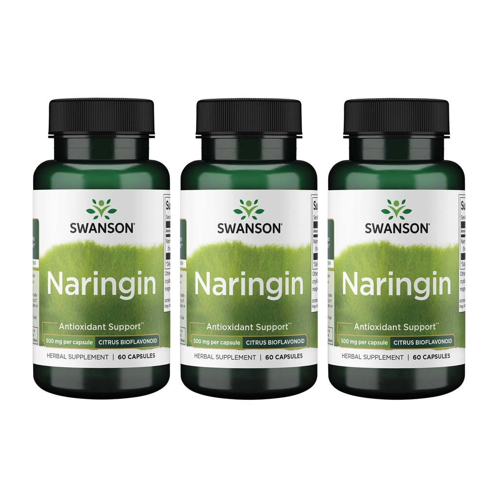 Swanson Naringin 500 Milligrams 60 Capsule (3 ambalaje)