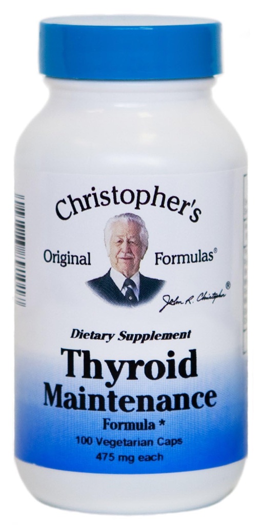 Formula originală Christopher de întreținere tiroidiană capsule, 100 Conte