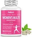 Multivitamine pentru femei cu 39 de nutrienti cheie, vitamine esentiale, minerale, buruieni de capra excitat, Maca, Yam salbatic, Clover rosu, Cranberry, Arginina, Suplimentul plantei 