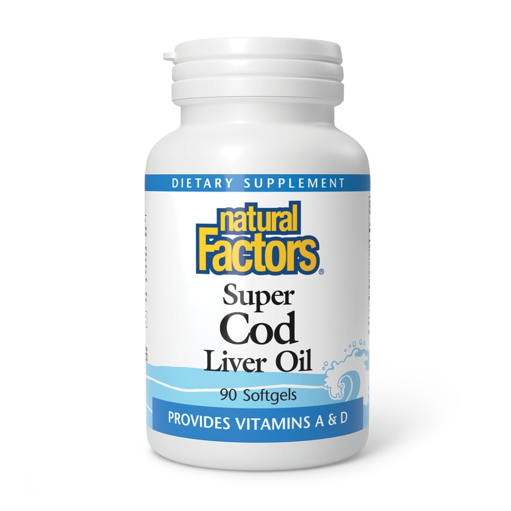 Factori naturali Cod Ulei de ficat, 90 capsule