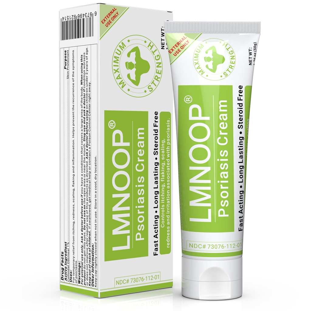 Crema de psoriazis, crema de hidratare pentru Psoriazis, Dermatită, Erupţii cutanate tranzitorii, Anti- Itch, Înroşire, Flaking, Scalare, Relief de acţiune rapidă pentru Iritat, Piele uscată