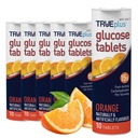 TRAUEplus Glucoză comprimate, aromă portocalie - 6X 10ct tuburi