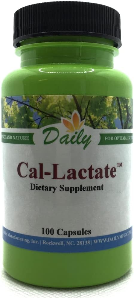 Manufacturing zilnic Lactate de calciuTM 100 capsule