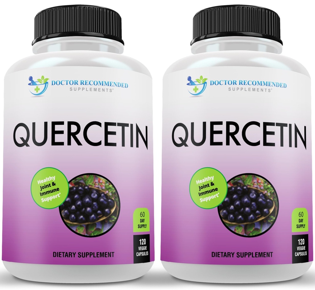 DOCTOR RECOMANDAT SUPLENŢE Quercetin 1000 mg per servire - Supliment de vitamina, (Vegan 
