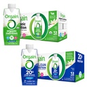 Proteine orgain Shakes Bundle - iarbă Fed Whey și proteine din lapte, vanilie aromat (12 ambalaj)