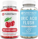 PUREFINITY Acid uric Flush & Cleanse Capsule + Gume de cireşe tartă