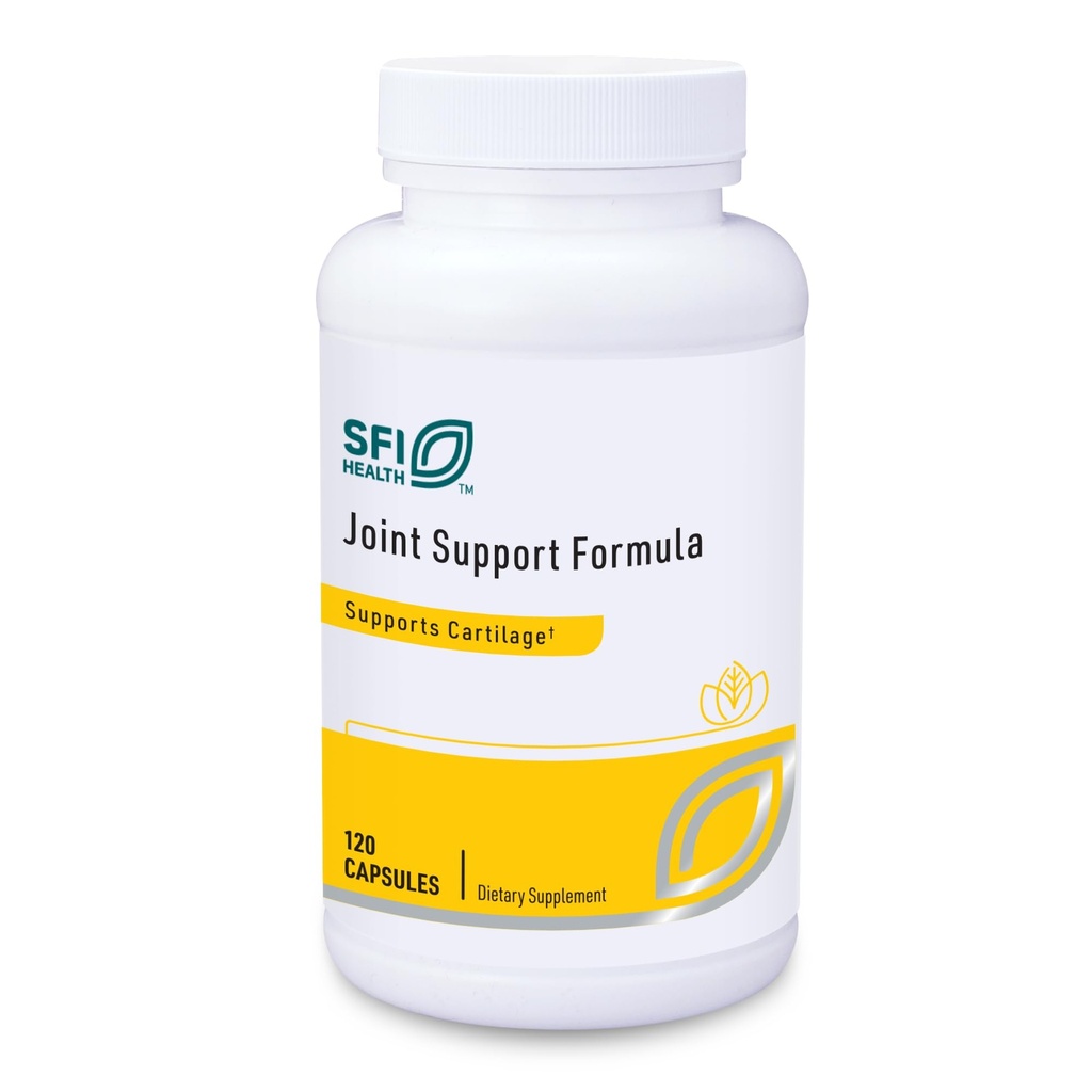 Klaire Labs SFI Health Joint Support Formula - Joint Recovery & Cartilage Production Blend with Hydrolyzed Colagen, Chondritin & Hyaluronic Acid (120 Capsule)
