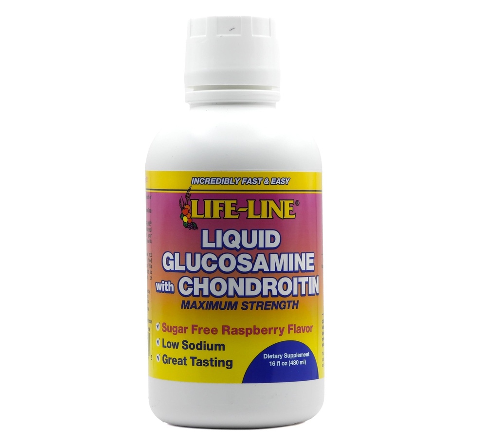 Natura's Blend Glucosamine w/Chondroitin Max Power, Raspberry, 16 oz.