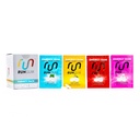 RUN GUM PackEnergy Chewing Gum 50mg Cafeină Taurină & B-Vitamins Per Piece, 24 Piese (Pachet de 12) Zahăr liber, Zero Calorie, Nu Aspartame, și gluten gratuit