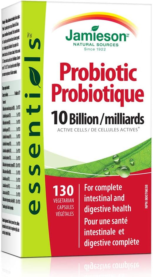 Jamieson Probiotic 10 miliarde Celulele active, 130 capace vegi