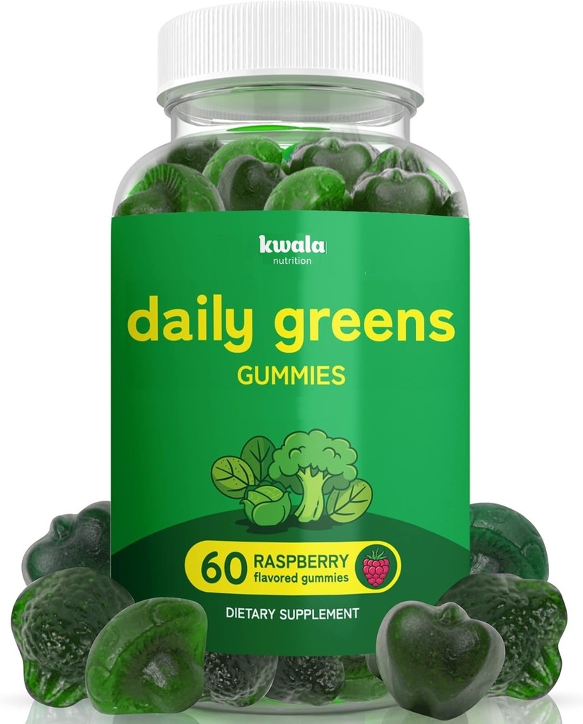 Zilnic Super Greens Gumies pentru a stimula energia 