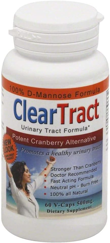 Cleartract D-mannose, 60 Caps by ClearTract (Pachet de 3) 3