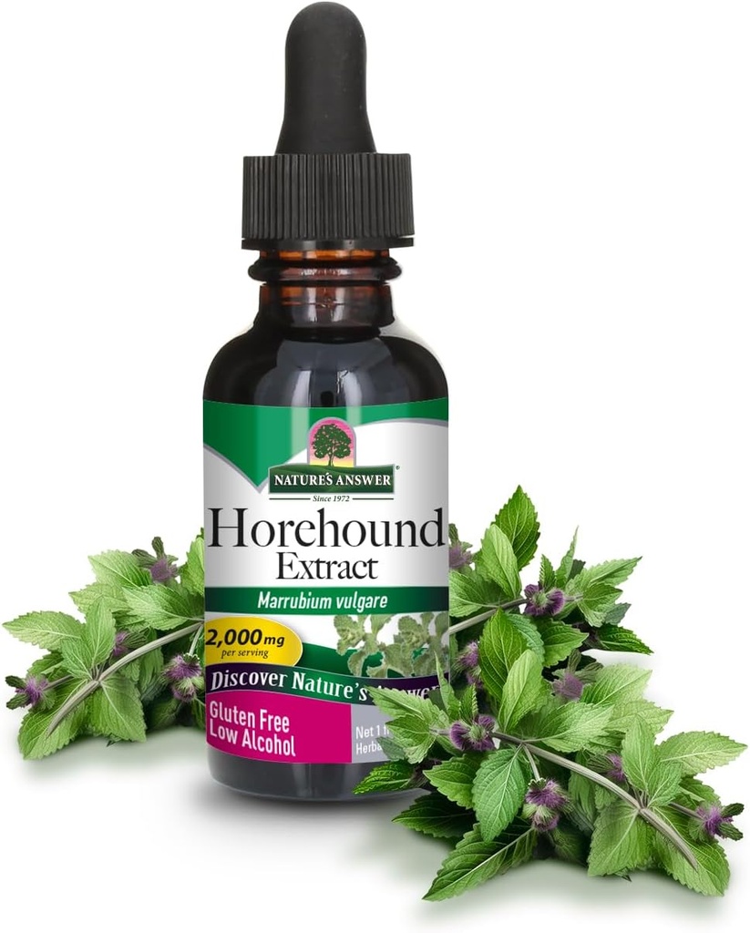Răspunsul naturii Horehound cu alcool organic, 1-Fluid Ounce