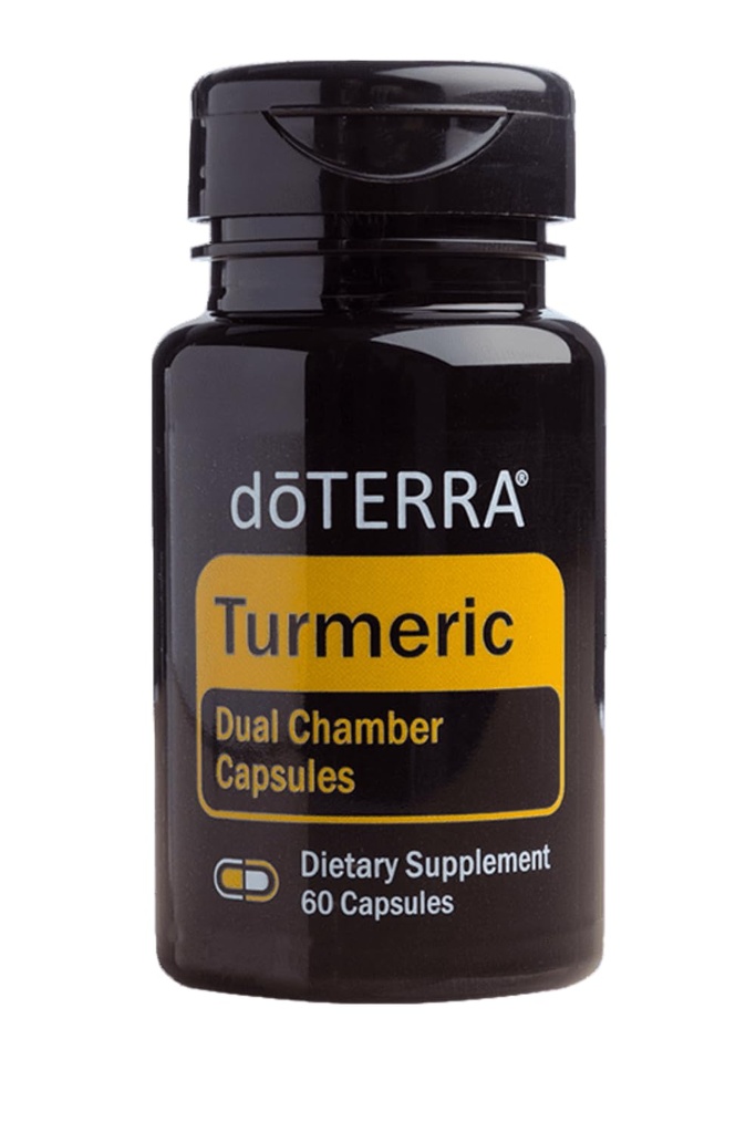capsule cu două camere cu doterra Turmeric