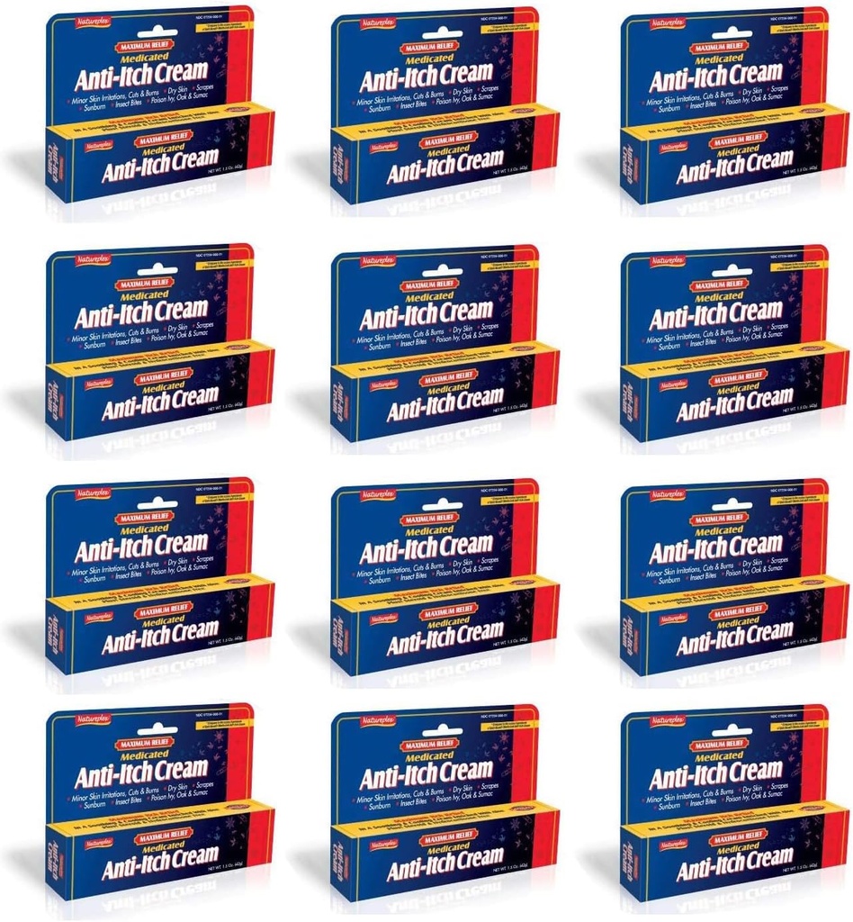 Pachet maxim de 12 ambalaje anti- Itch medicamentate