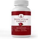 Extractul de gheare al diavolului, (100 capsule) întotdeauna pur, fără aditivi sau filleri, verificat