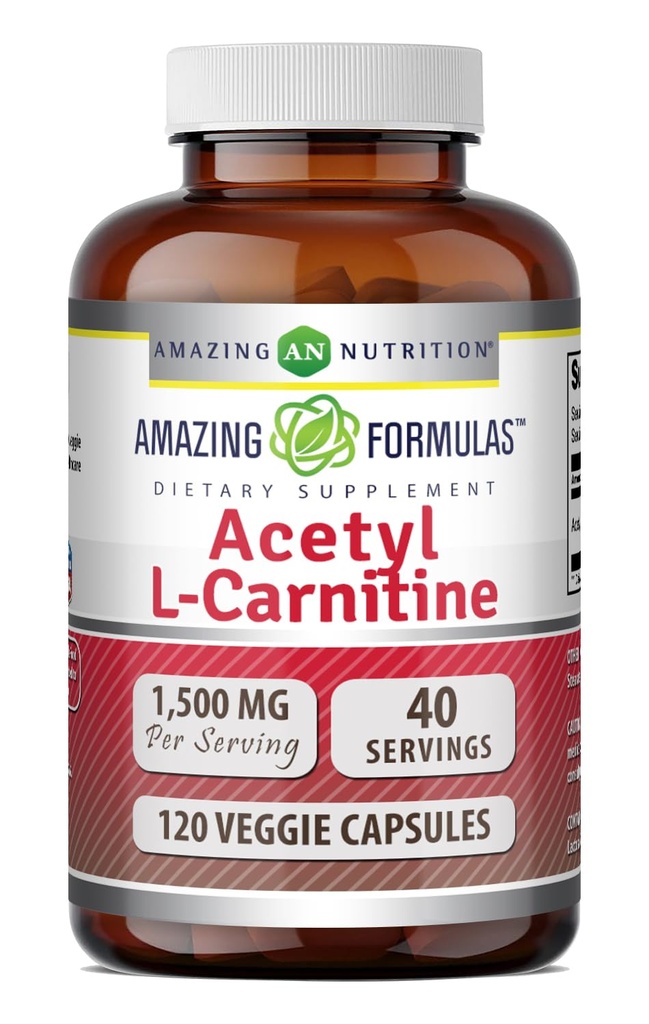 Amazing Formulas Acetil L-Carnitina Hcl Supliment 