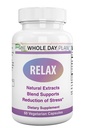 Relaxați-vă - Supplement de sprijin, Ajutor de stres natural cu Ashwagandha, Mușețel, L-Theanine ajută Să fii calm, concentrat şi îmbunătăţeşte somnul mai bun, 60 capsule