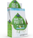 Garden of Life Organic Plant Protein Smooth Vanilla Powder - Pachete de unică servire (5-Pack) - Vegan, Grain gratuit și gluten Proteina pe bază de plante gratuite Se agită cu 1B Probiotice și enzime CFU, 15g Proteină