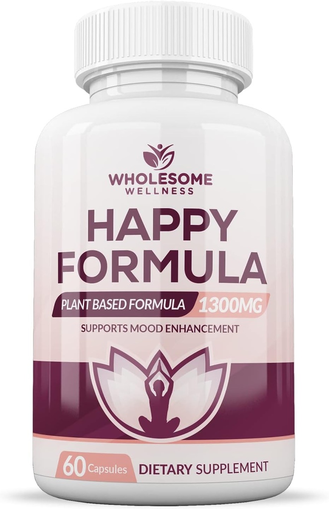 Inteligent Wellness Fericit Formula naturale supliment de ajutor pentru femei si barbati 60 Capsule