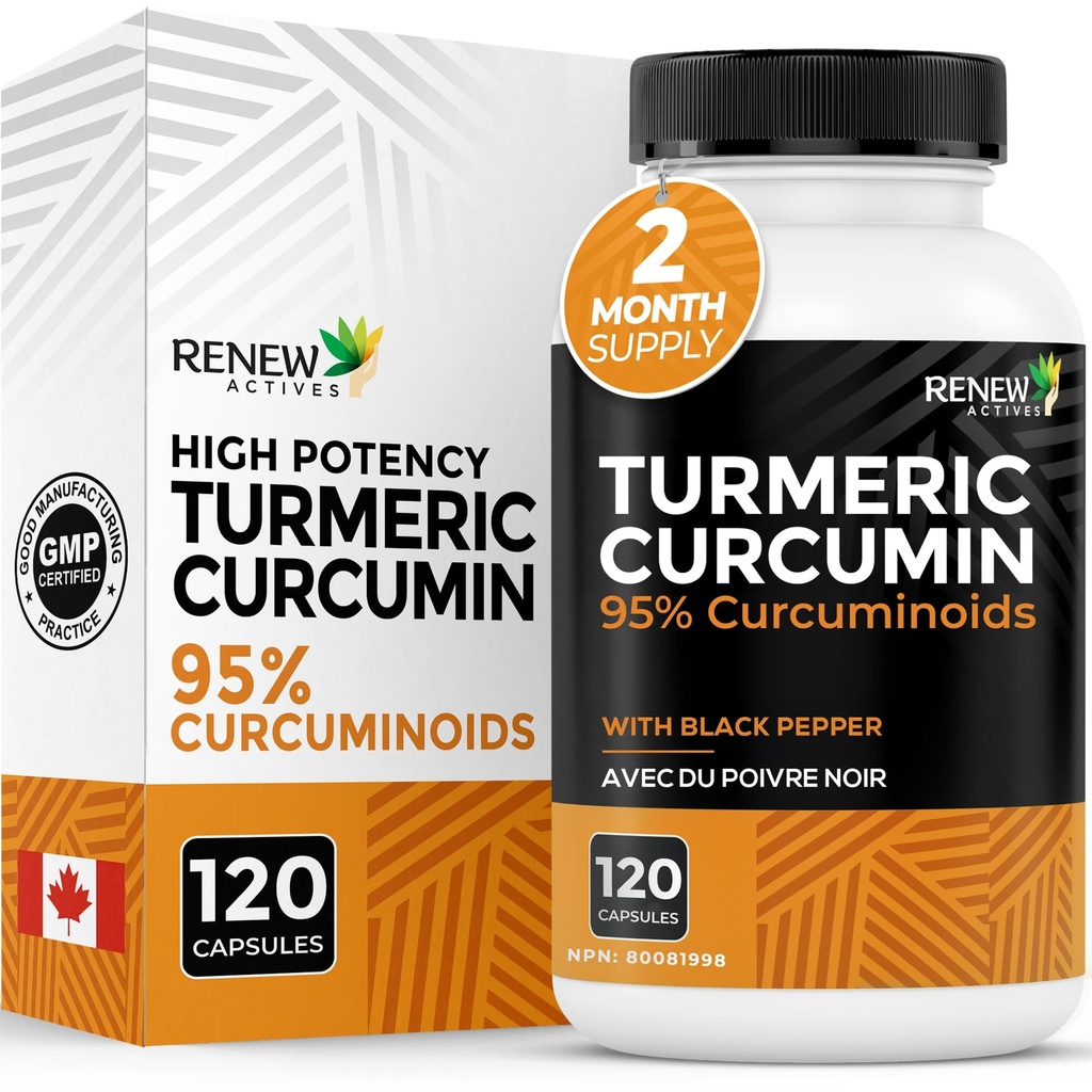 Renew Active Curcumin Turmeric cu Pepper negru 