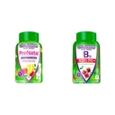 Vitafusion PreNatal Gummy Vitamine, Raspberry Lemonade aroma, Sarcina Vitamine pentru femei si extra rezistenta Vitamina B12 Gummy Vitamine pentru suport metabolic energie