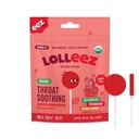 Lolleez Organic Lollipops pentru copii Sore gât relief, Variety Pack Perfect pentru soothing un gât de durere în timp ce Tasting mare, Strawberry, Pepene verde & Orange Mango, 28 Conte